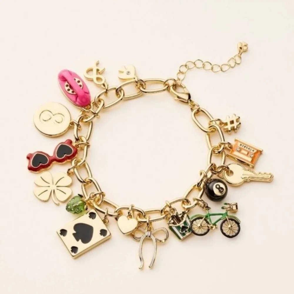 Kate Spade X Target Mixed Novelty Chunky Charm Bracelet